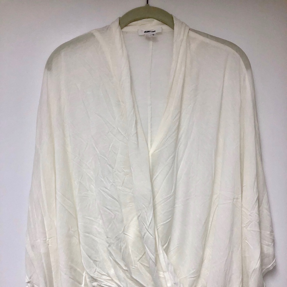 Helmut Lang white blouse